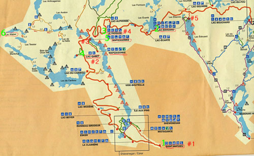 Mauricie Park Map, ũ  Ŭ ϼ